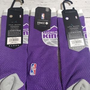 Sacramento Kings Stance Men's Socks New Size Large